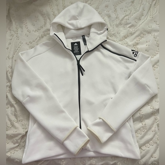 Adidas Running Zip Up Jacket Size Medium - Picture 1 of 4